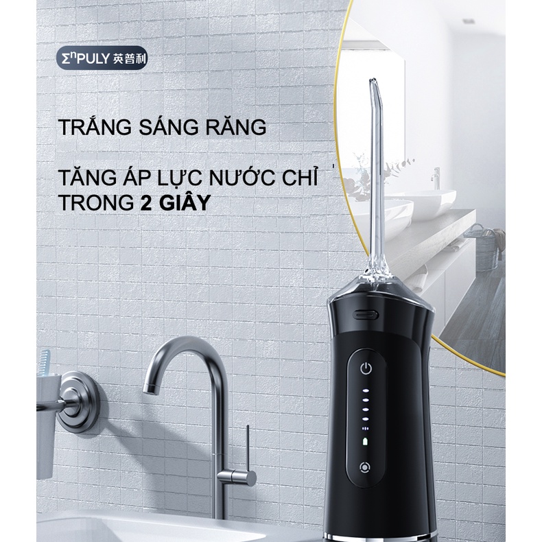 Máy tăm nước Xiaomi Enpuly MLG1 mẫu mới, 4 đầu phun