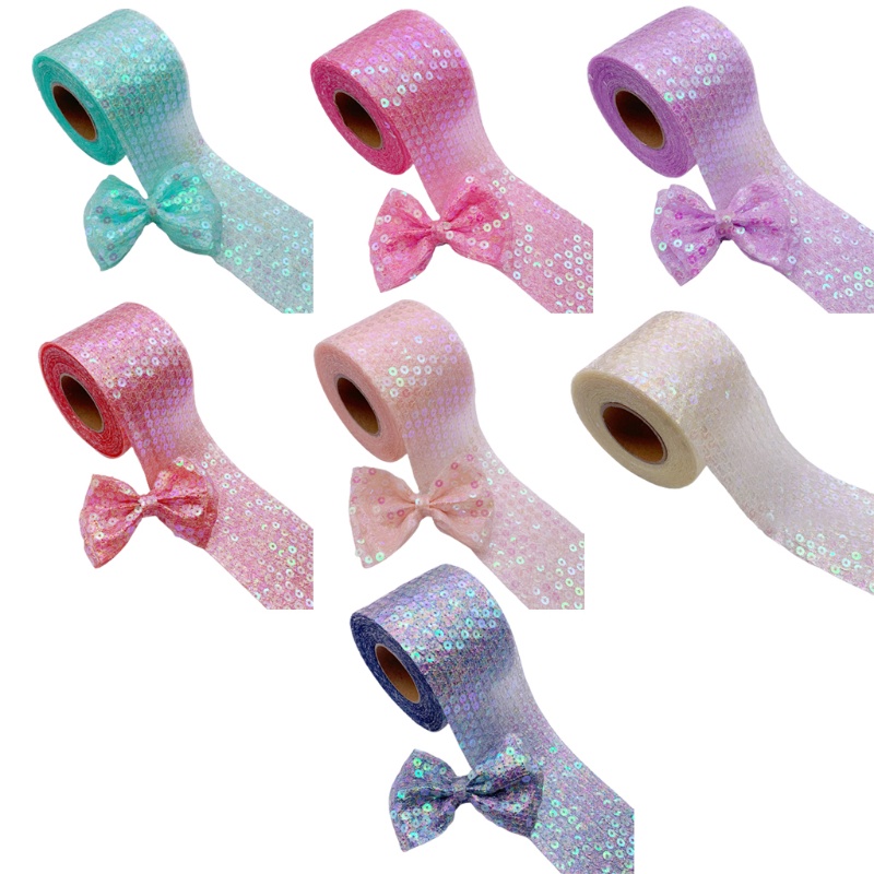 Cuộn Vải Tuyn Đính Kim Sa Lấp Lánh Dùng Làm Phông Nền Chụp Ảnh Cưới