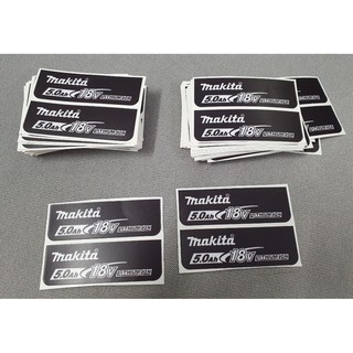 Tem dán pin Makita 18v