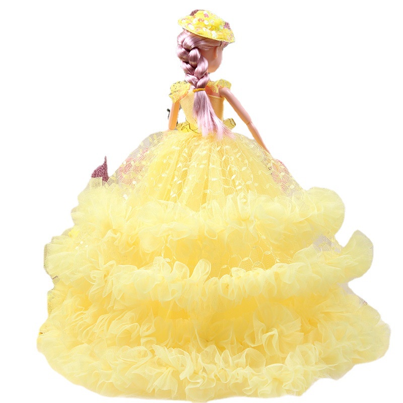 Đồ Chơi Cho Bé Gái Búp Bê Công Chúa Barbie 30cm Có Khớp đáng Yêu Kèm Phụ Kiện Váy Nhiều Tầng Sang Trọng E900
