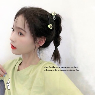 ROSY - SET CHUN/KẸP TÓC HÌNH TRÁI BƠ CUTE