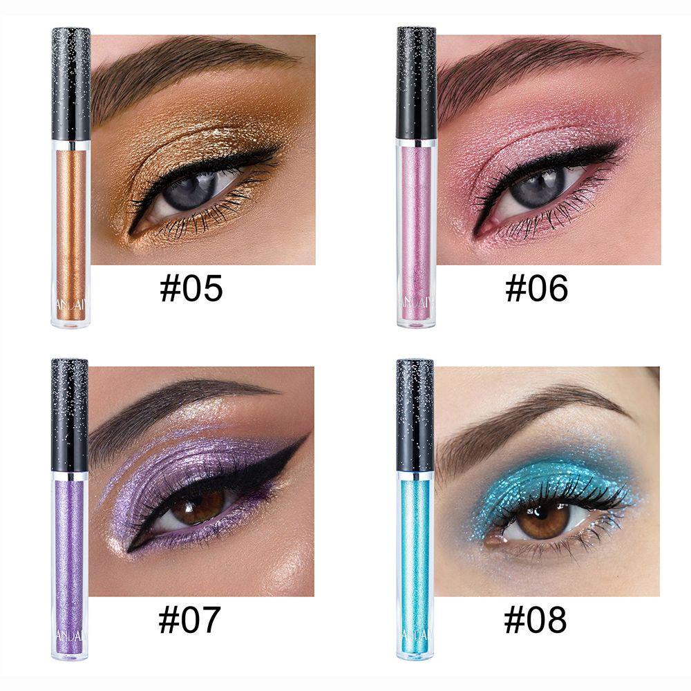 Set 12 Phấn Mắt Dạng Lỏng Long Lanh Lâu Trôi Tiện Dụng