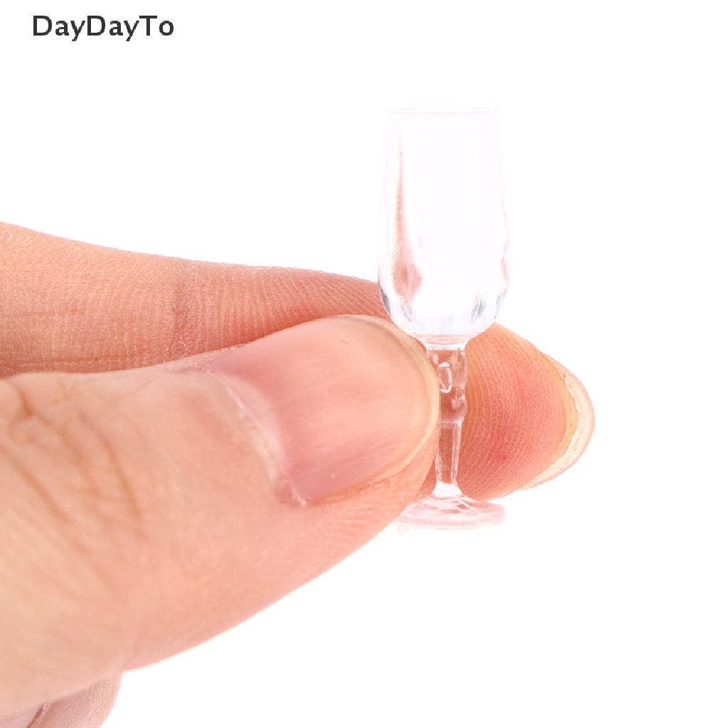 Daydo Bộ 6 Ly Thủy Tinh Uống Rượu Vang Đỏ Dành Cho Nhà Búp Bê