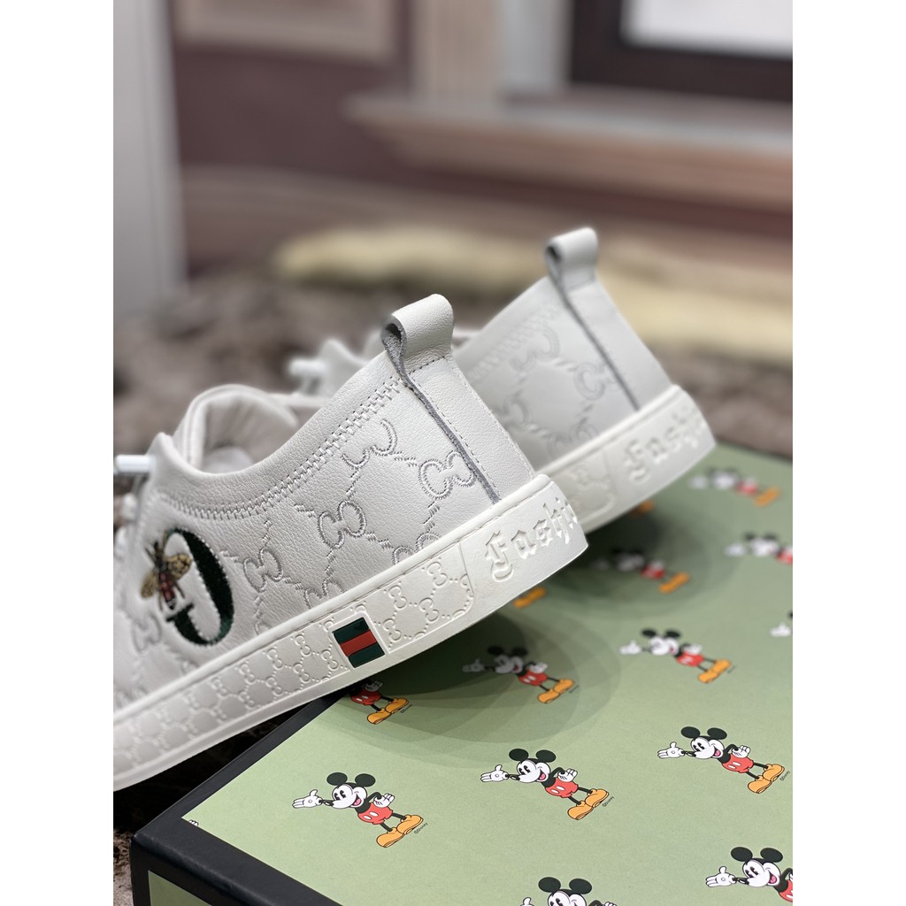 Giày sneakers nam da thật GUCCI GG GC thiết kế thanh lịch và nhẹ nhàngmang đến cảm giác thoải mái