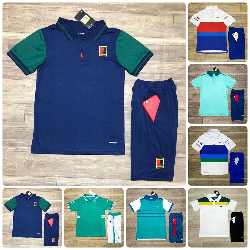 Áo Polo Nam Có Cổ Vải Cá Sấu Cao Cấp - Áo Thun Cotton Form Đẹp Quần Có Túi Tiện Lợi pp Bởi Be Happy Sport