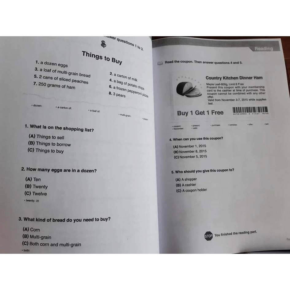 [Free ship]Bộ đẹp 10c - TẶNG FILE NGHE + ANSWER KEY- TOEFL PRIMARY (Step 1+ Step 2)