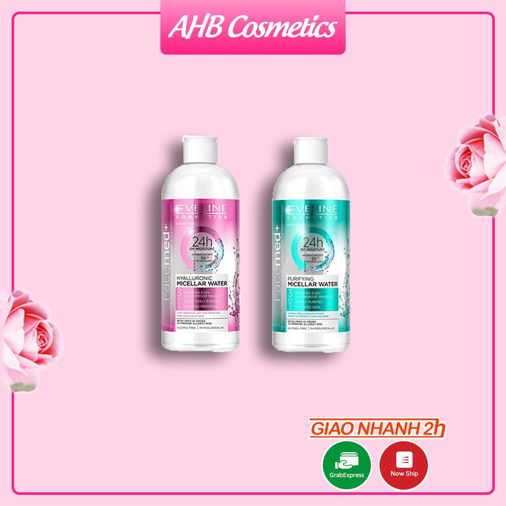 Tẩy trang micellar của Eveline dòng facemed