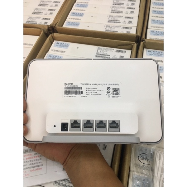 Huawei B311B - Phát wifi từ sim 4G truy cập 32 thiết bị, Tặng kèm anten.