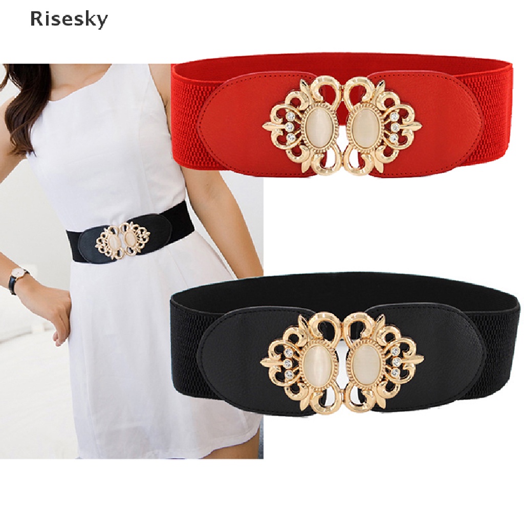 Thắt lưng co giãn thiết kế cổ điển thời trang cho nữ