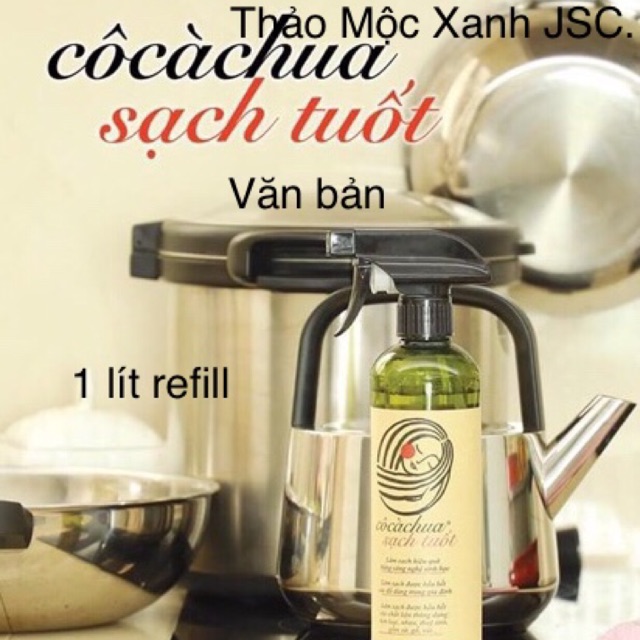 1 LÍT NƯỚC LÀM SẠCH ĐA NĂNG HỮU CƠ CÔ CÀ CHUA SẠCH TUỐT REFILL. MIỄN PHÍ SHIP TỚI 70k