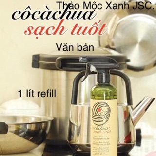 1 LÍT NƯỚC LÀM SẠCH ĐA NĂNG HỮU CƠ CÔ CÀ CHUA SẠCH TUỐT REFILL. MIỄN PHÍ SHIP TỚI 70k