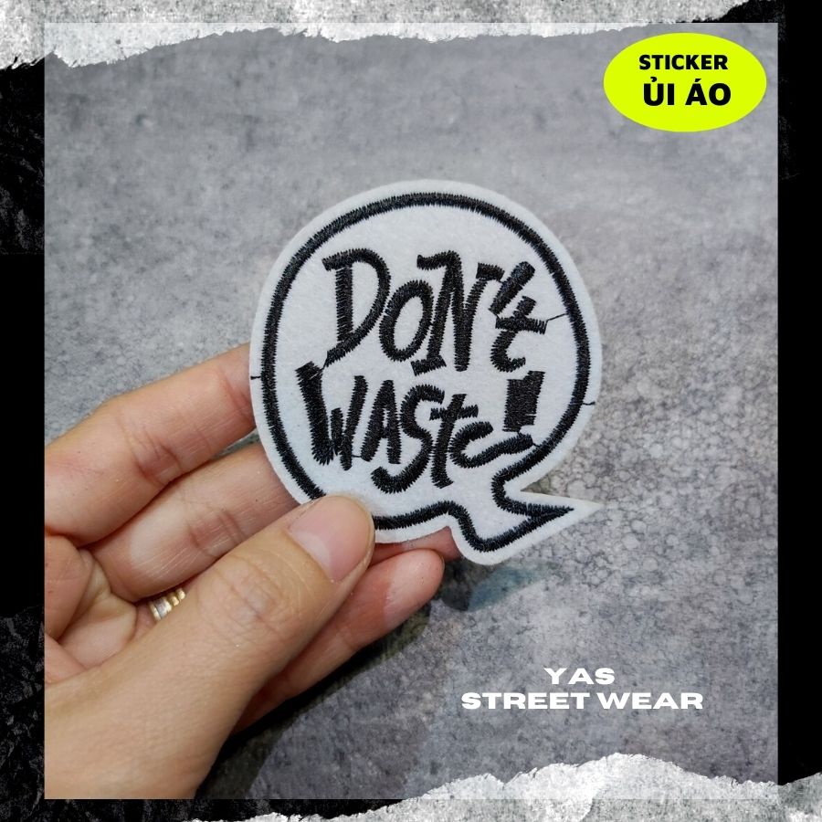 Sticker ủi áo cỡ nhỏ 3 - 4cm dùng làm miếng vá quần áo, hình thêu trang trí quần áo, balo, giày, túi xách