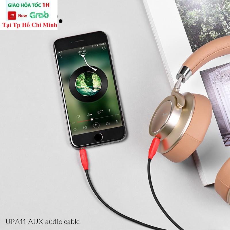 Hoco Upa11 Aux Audio Cable 1M Tpe Outer Braid Flexible Cable