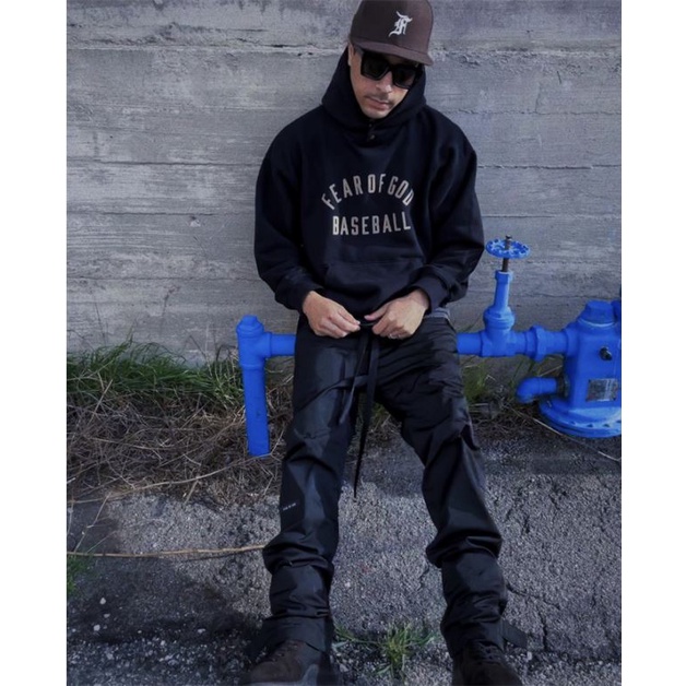 ⚡️[Mirror Quality] - Áo hoodie FEAR OF GOD Black 'Baseball' Hoodie Seventh Collection, áo hoodie Baseball FOG | BigBuy360 - bigbuy360.vn