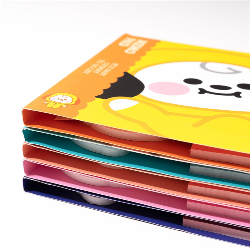 Tập giấy ghi chú có thể dán họa tiết BT21 BTS hoạt hình dễ thương kháng nước