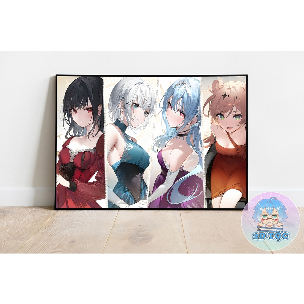 TRANH POSTER A3 ANIME THÁM TỬ ĐÃ CHẾT  CHẤT LIỆU GIẤY CAO CẤP - 2D TỘC SHOP