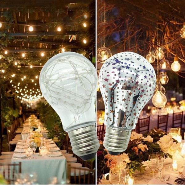 Bóng đèn E27 20LED nhiều màu 85-265V trang trí đám cưới/ sân khấu