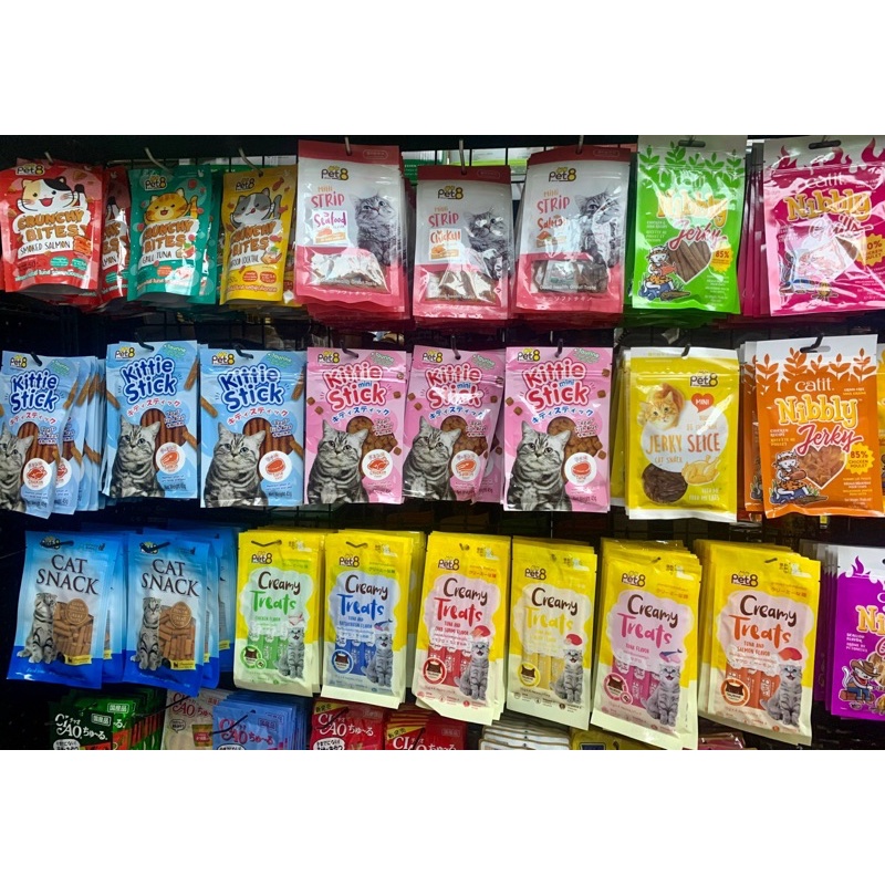 🇹🇭 Bánh thưởng cho mèo PET8 KITTIE STICK Nhiều Vị 40g