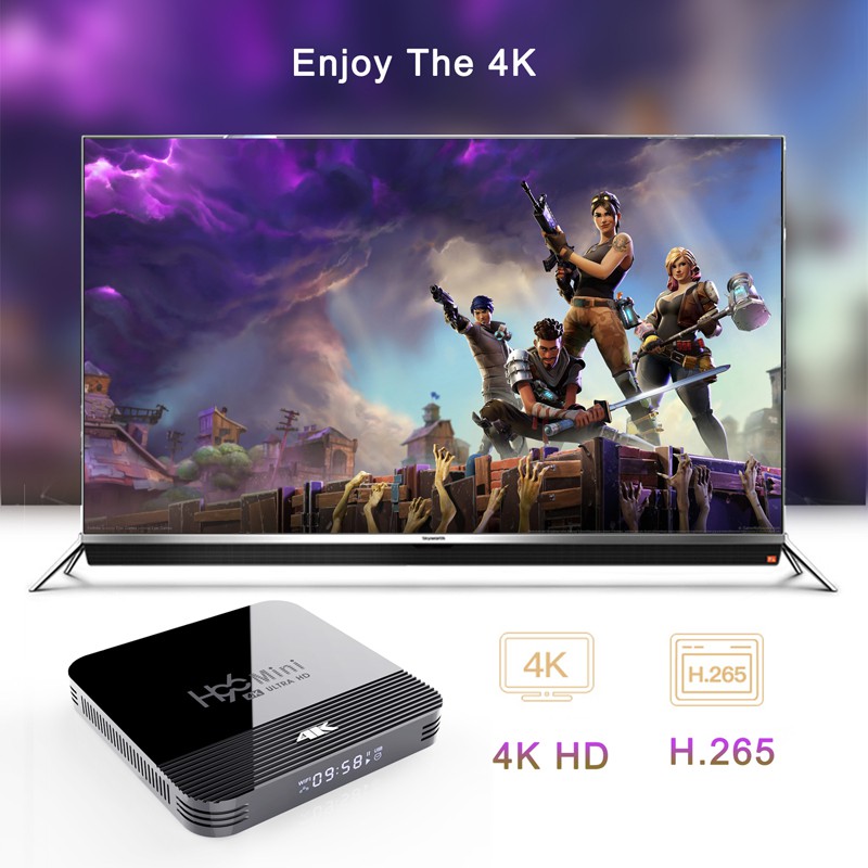 Android Tivi Box Phiên Bản 2G Ram Và 16G Bộ Nhớ Trong Tivi Box 4K Sắc Nét Bào Hành 1 Năm H96MINIH8 Tv Box