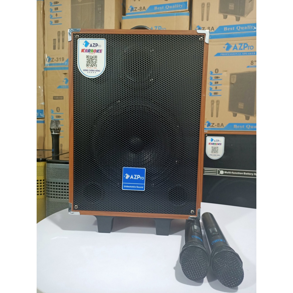 Loa kéo 2 micro thùng gỗ hát karaoke cực hay bản nâng cấp 2022 chínhh hãng bảo hành 12 tháng loa kéo giá rẻ