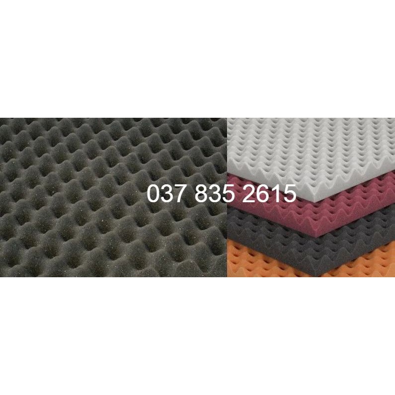 Mút tiêu âm cách âm dán tường 50x50cm tấm dạng trứng gà