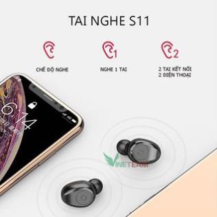 ️🥇Top 1 Tai Nghe️🥇Tai Nghe Bluetooth True Wireless Amoi F9 - 4800, Kiêm Sạc Dự Phòng Đồng Hồ Hiện Thị % Pin