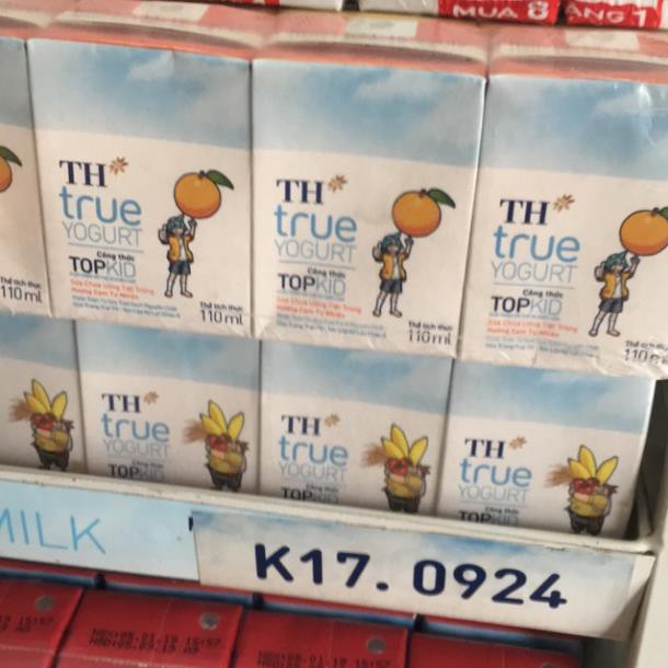 Sữa chua uống TH 110ml có đủ vị (1 thùng 48 hộp)
