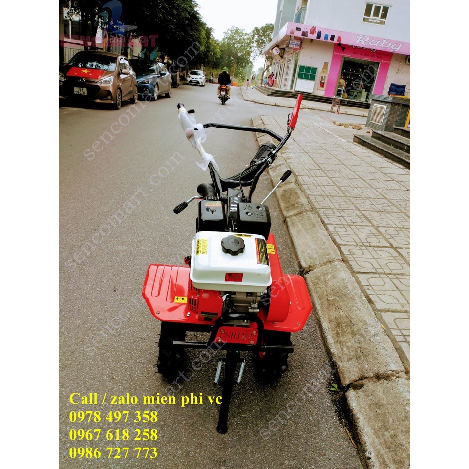 Máy cày bừa xới đất mini dùng cho gia đình. Máy xới đất oshima xdx-2d
