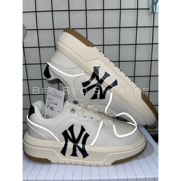 Giày Thể Thao MLB Chunky Liner New York Yankees NY Đen đế nâu hot trend 2022 Siu cấp Trung- [VIDEO & ẢNH TỰ CHỤP