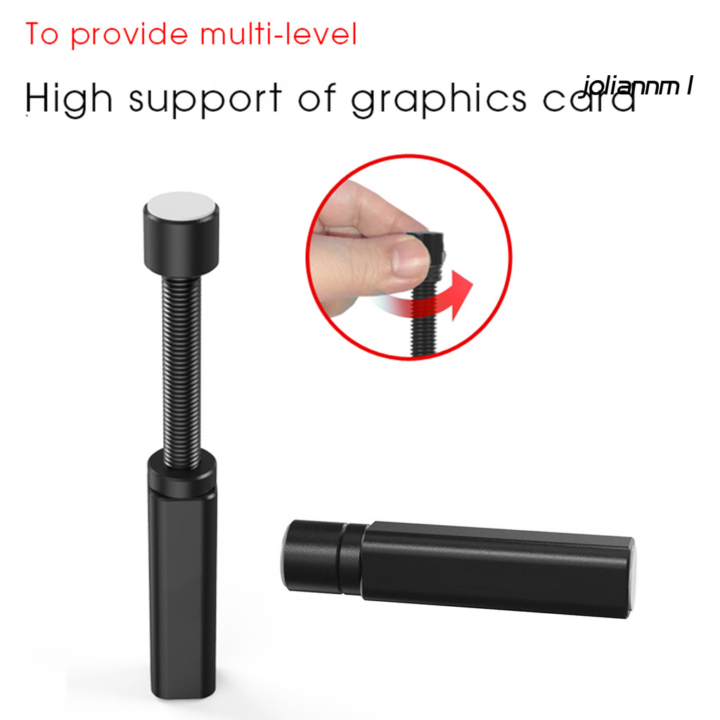 Đế đỡ thẻ đồ họa video/GPU bằng hợp kim nhôm có thể thu gọn từ tính cho máy tính bàn