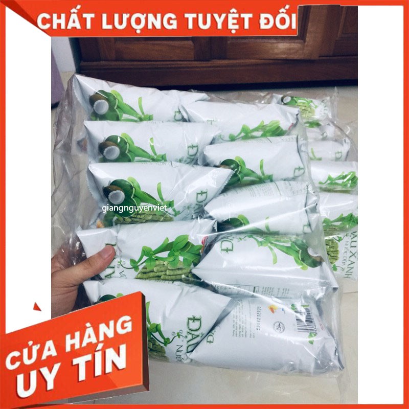 Bịch 10 gói Bim bim oishi Snack đậu xanh nước dừa 15g/gói