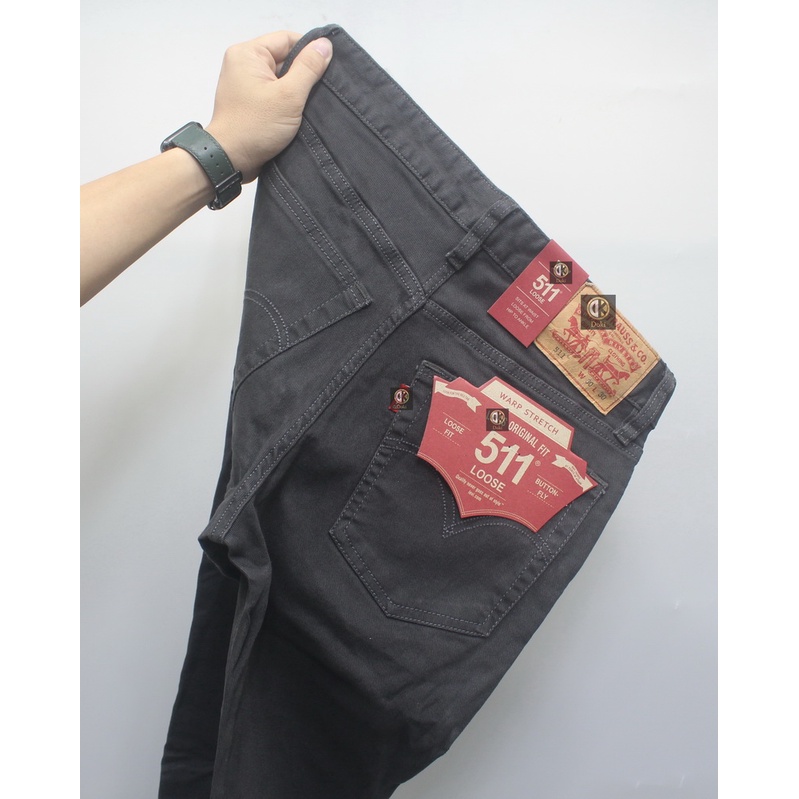 Quần KAKI Nam Cao Câp Màu ghi KA-07 Mẫu trơn, Dáng đứng, ôm nhẹ, Chất vải co giãn - DOKI