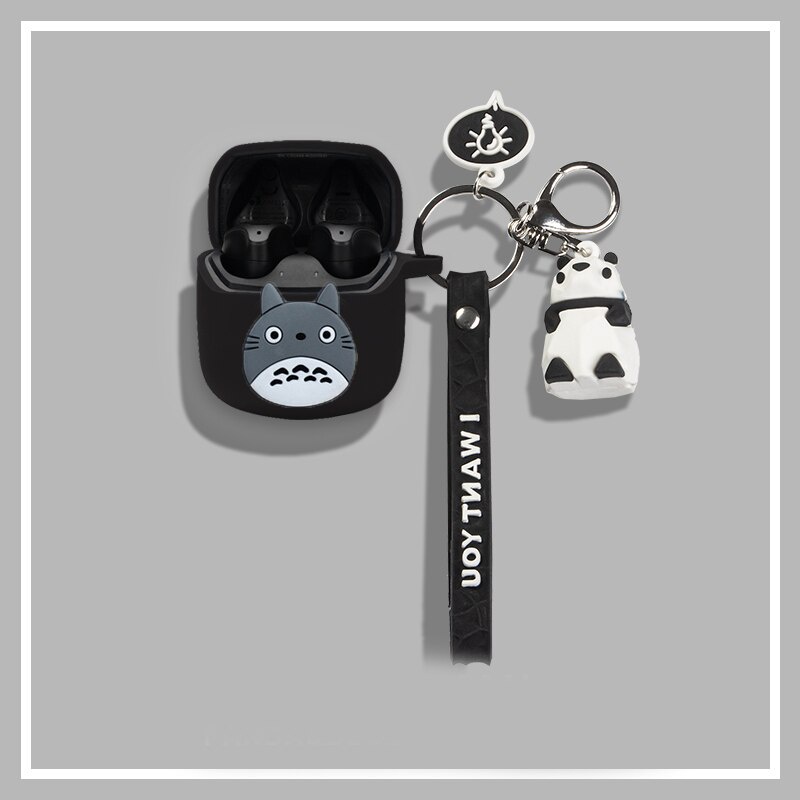 Vỏ Bảo Vệ Hộp Sạc Tai Nghe Bluetooth JBL CLUB PRO + / T220 TWS T220 T225 Bằng Silicon Họa Tiết Hoạt Hình Dễ Thương