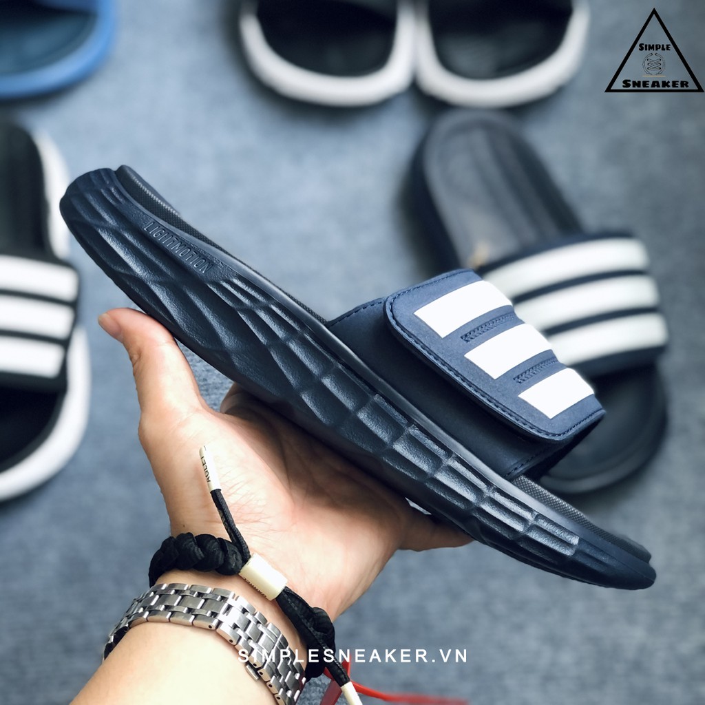 Dép Duramo Slides 🔴FREESHIP🔴 Dép Adidas Quai Dán Chính Hãng - Adidas Duramo SL Slides Chuẩn Auth FY8786