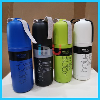 HCM - Bình giữ nhiệt 350ml thể thao trẻ trung mang tập gym, chạy bộ