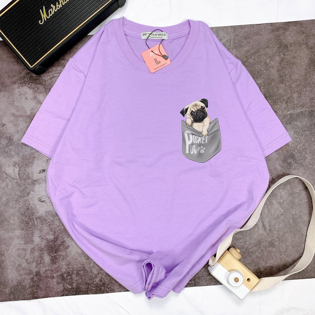 Áo thun unisex Be Yourself size M L XL - POCKET PUG