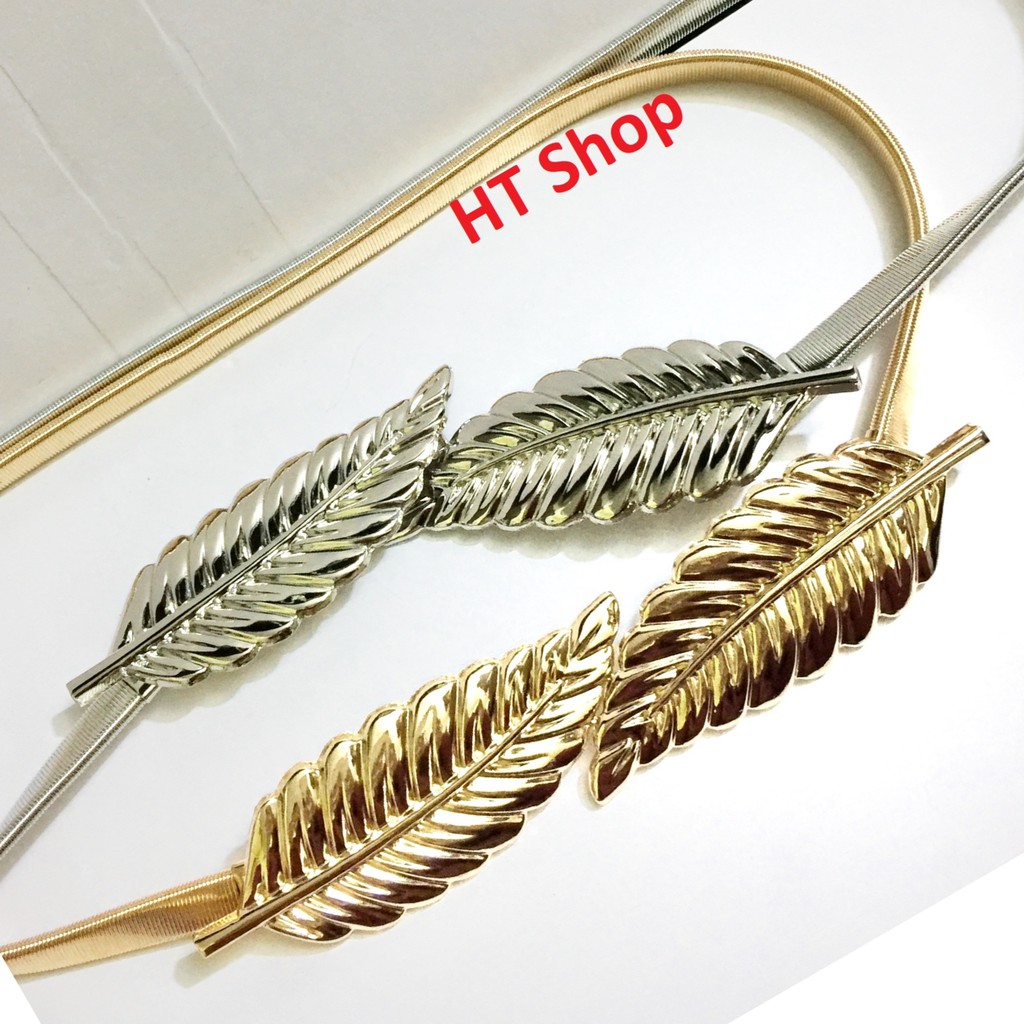 Belt lá - dây lưng đai váy hình lá