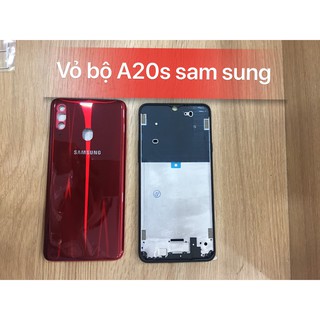 vỏ bộ samsung A20s /kèm kính camera/khay sim