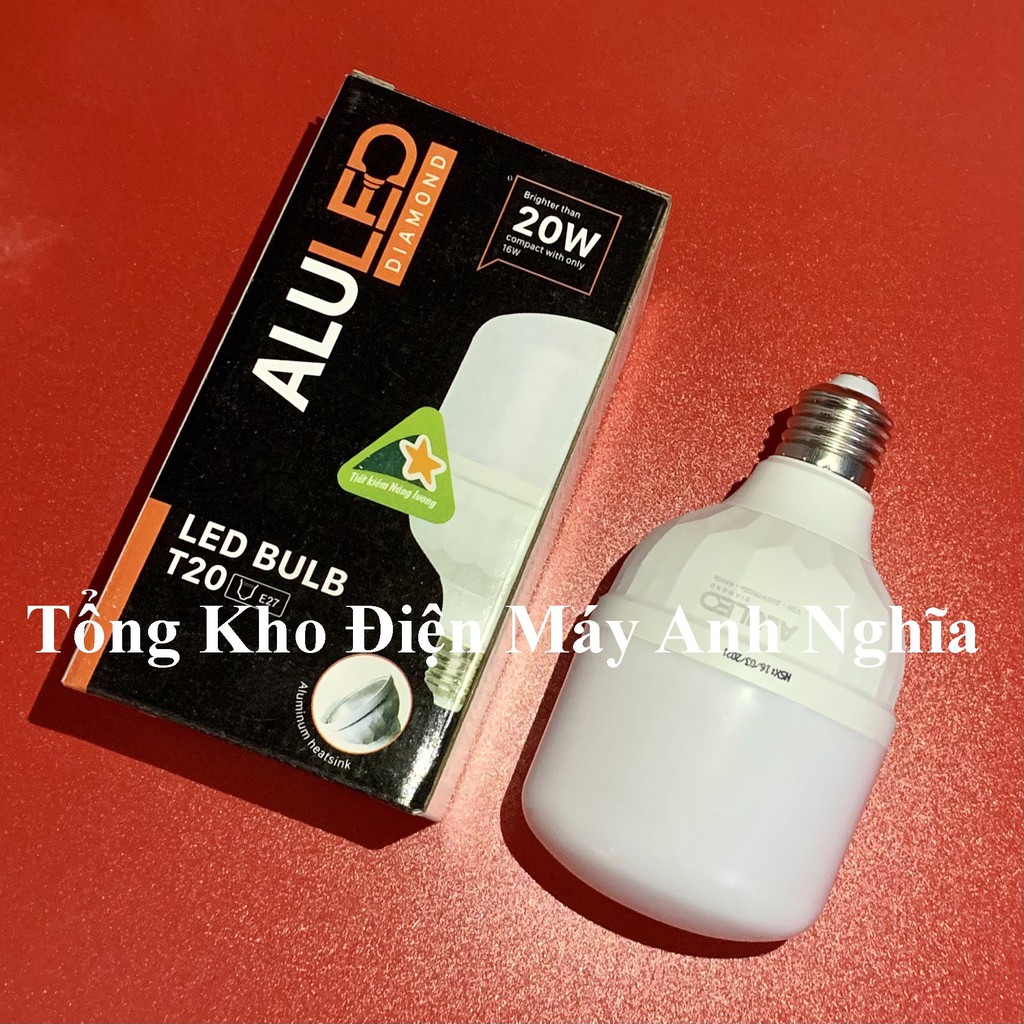 BÓNG ĐÈN LED TRỤ BẦU NHÔM SIÊU BỀN 5W - 10W - 15W- 20W - 30W - 40W - 50W - 60W ALULED