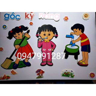 Tranh góc decan xốp trang trí