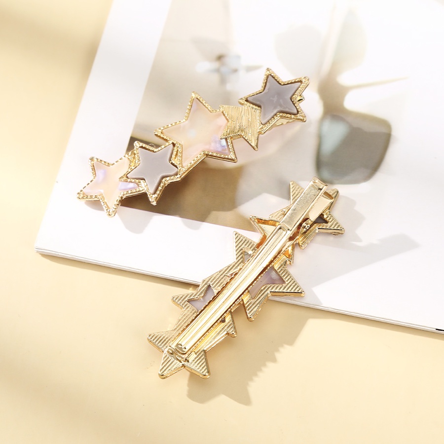 Set 2 Kẹp Tóc Hình Ngôi Sao Phong Cách Hàn Quốc