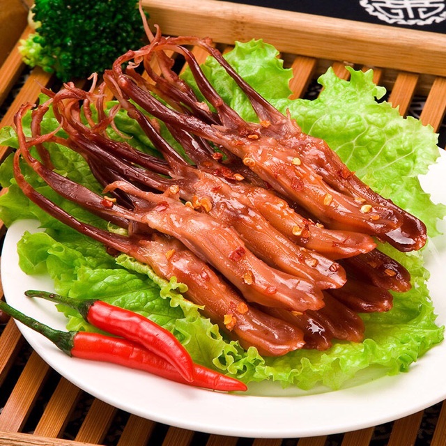 Lưỡi vịt cay đặc sản lưỡi vịt ôn châu đặc sản ăn vặt thơm ngon | BigBuy360 - bigbuy360.vn