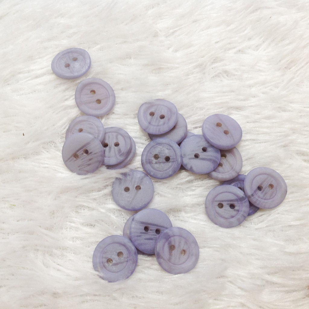 Nút áo quần tây cúc khuy nhựa nhiều màu dễ thương size 1.5cm