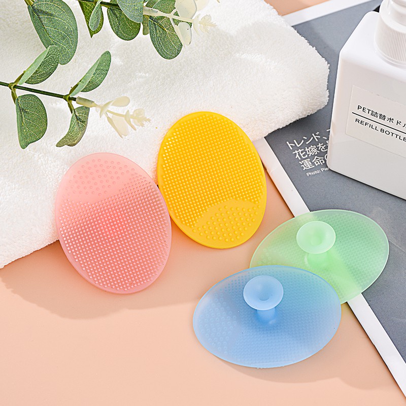 Miếng rửa mặt silicon gai mềm mại hình oval (RMO02) | BigBuy360 - bigbuy360.vn