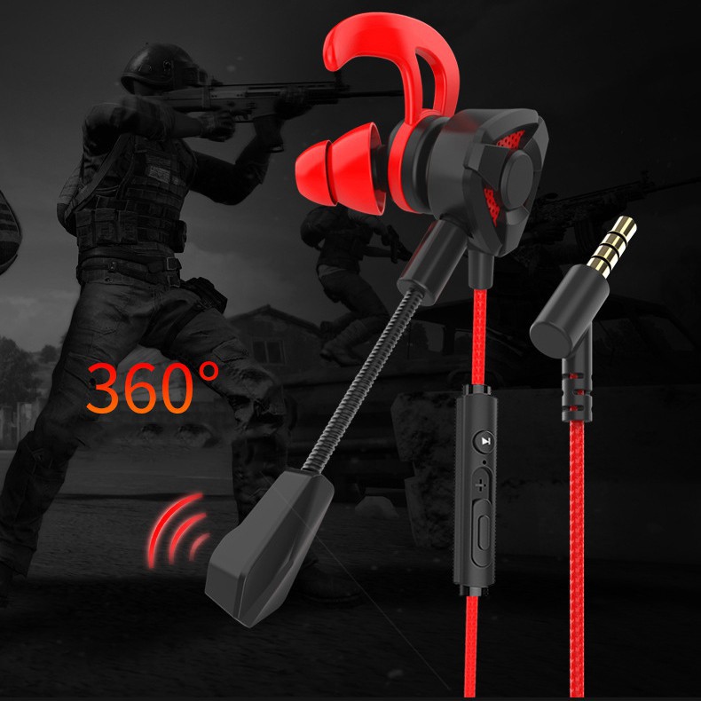 Tai nghe Gaming G9 âm thanh Stereo có Mic chuyên Game Mobile, PC PUBG/FreeFire.