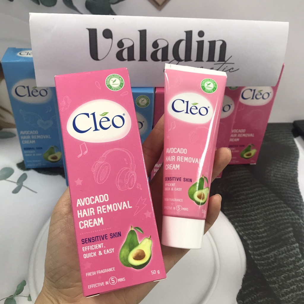 Kem tẩy lông CLEO Sensitive Skin 50g Da Nhảy Cảm|Da thường/ Kem Triệt Lông Nách