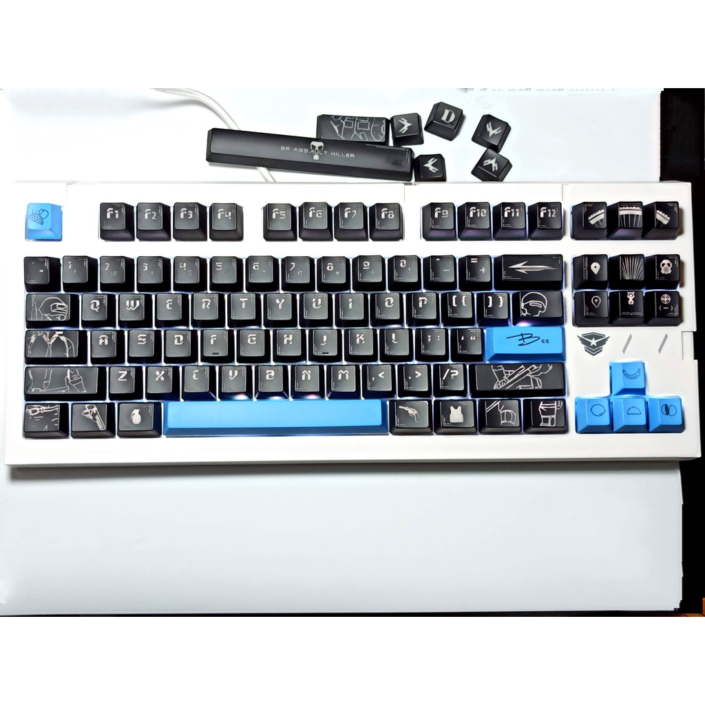 Bộ 7 Nút Bàn Phím Thay Thế Bằng PBT Độc Đáo Chất Lượng Cao