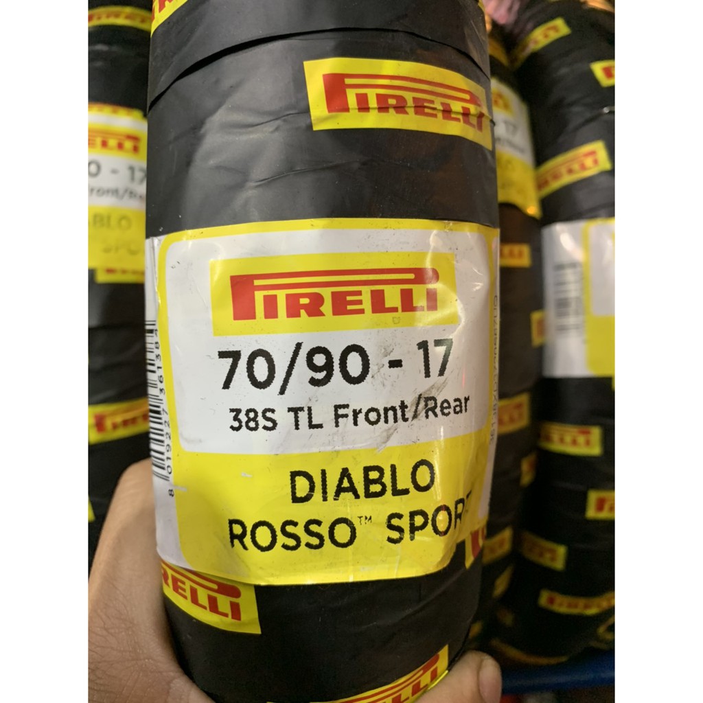 Vỏ Pirelli 120/70-17 Diablo Rosso Sport và các size vỏ khác cùng gai Rosso Sport