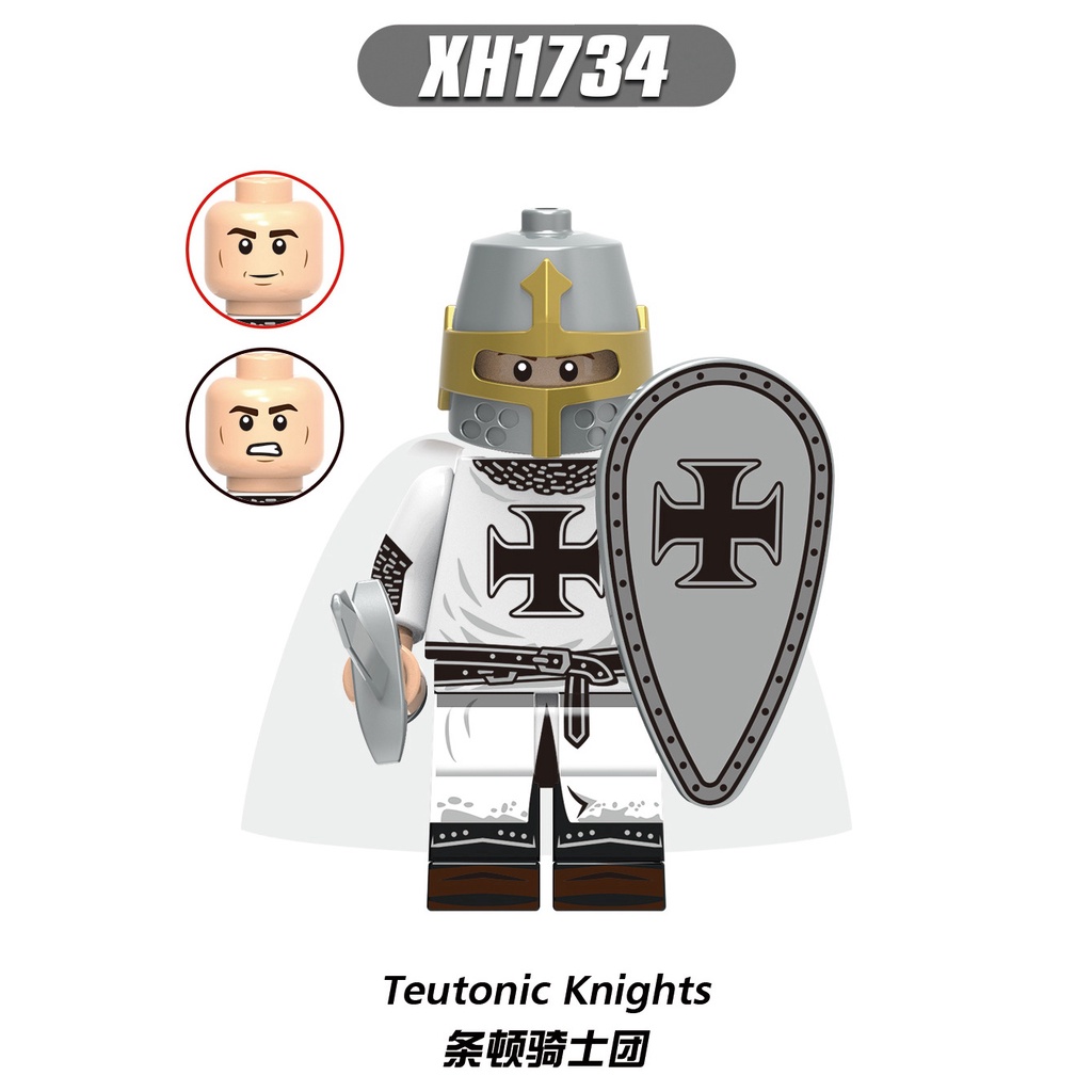 Minifigures Các Mẫu Nhân Vật Lính Trung Cổ Lính Roman Chiến Binh La Mã Cổ Đại Sparta Hiệp Sĩ Lính Thập Tự Chinh X0316