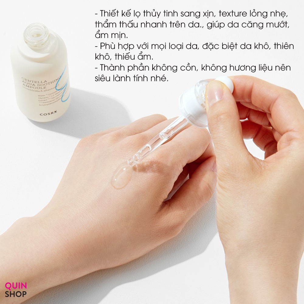 Tinh Chất Dịu Da Cosrx Centella Aqua Soothing Ampoule